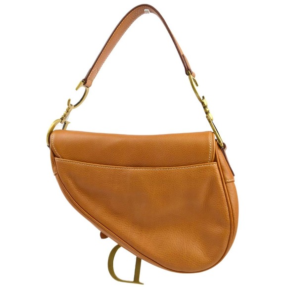 CHRISTIAN DIOR 2004 Brown Saddle Handbag 191401 - Picture 2 of 10